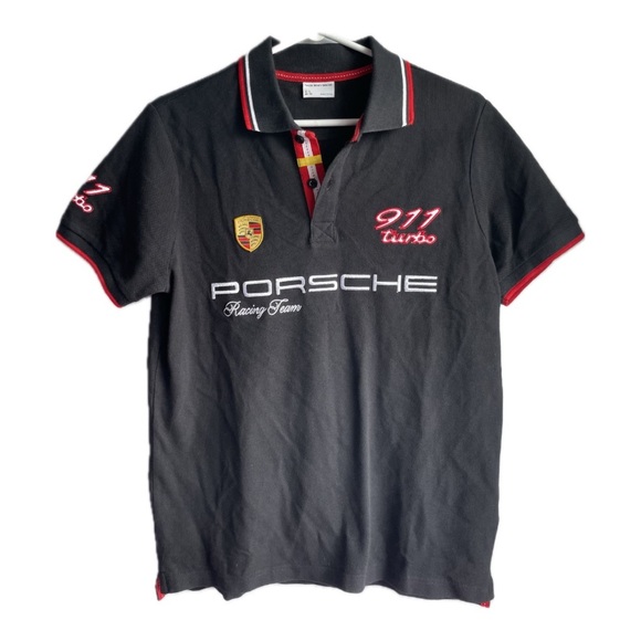 Porsche 911 Turbo Racing Team Polo Shirt - Picture 1 of 16